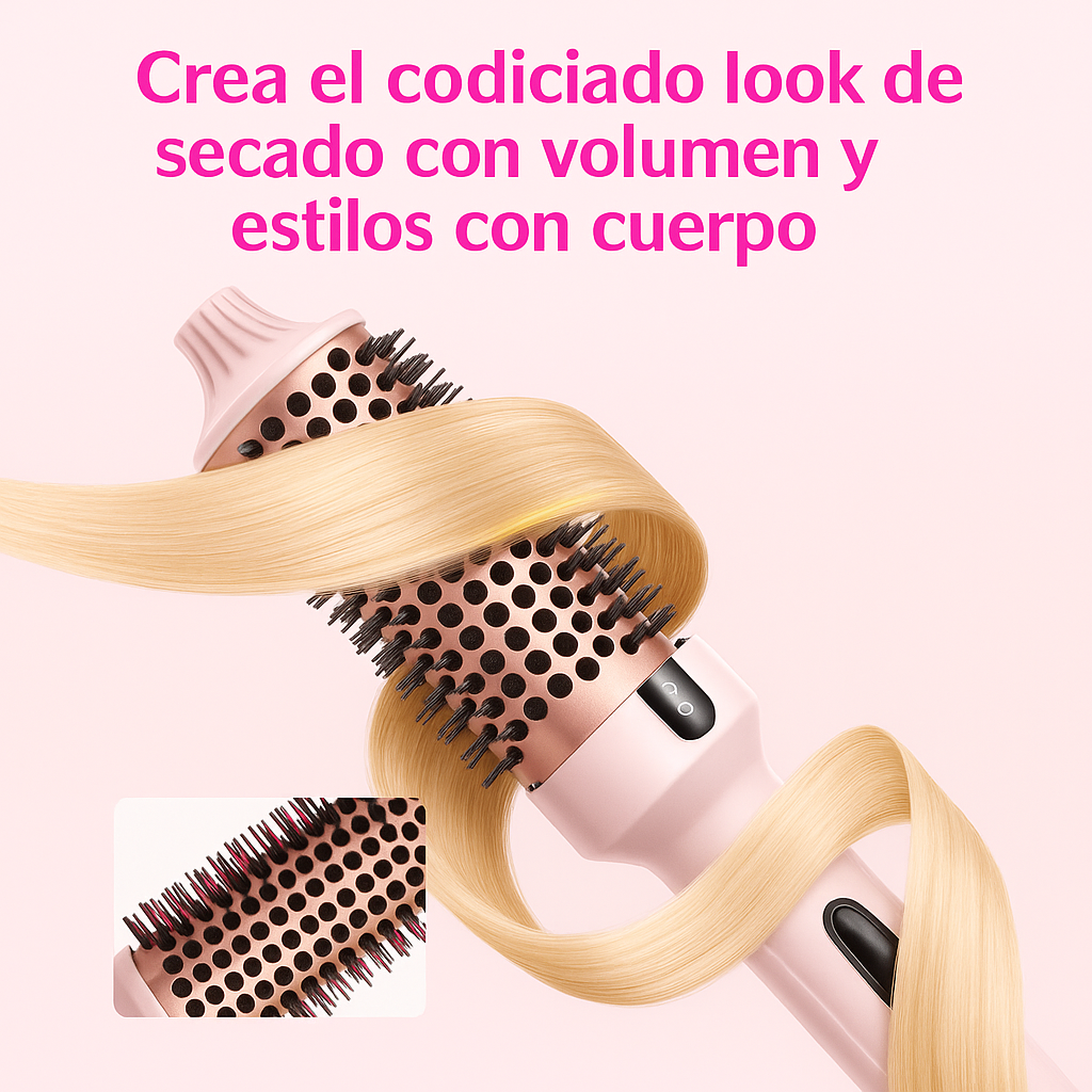 Wavytalk - Cepillo Térmico para Alisar y Ondular el Cabello
