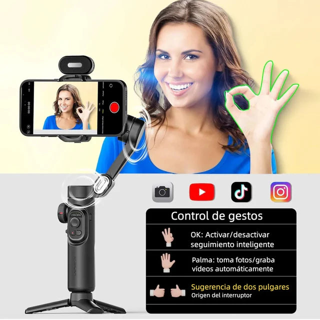 Trípode para Celular con Control Bluetooth – Fotos y Videos Estables a Distancia
