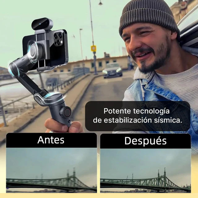Trípode para Celular con Control Bluetooth – Fotos y Videos Estables a Distancia