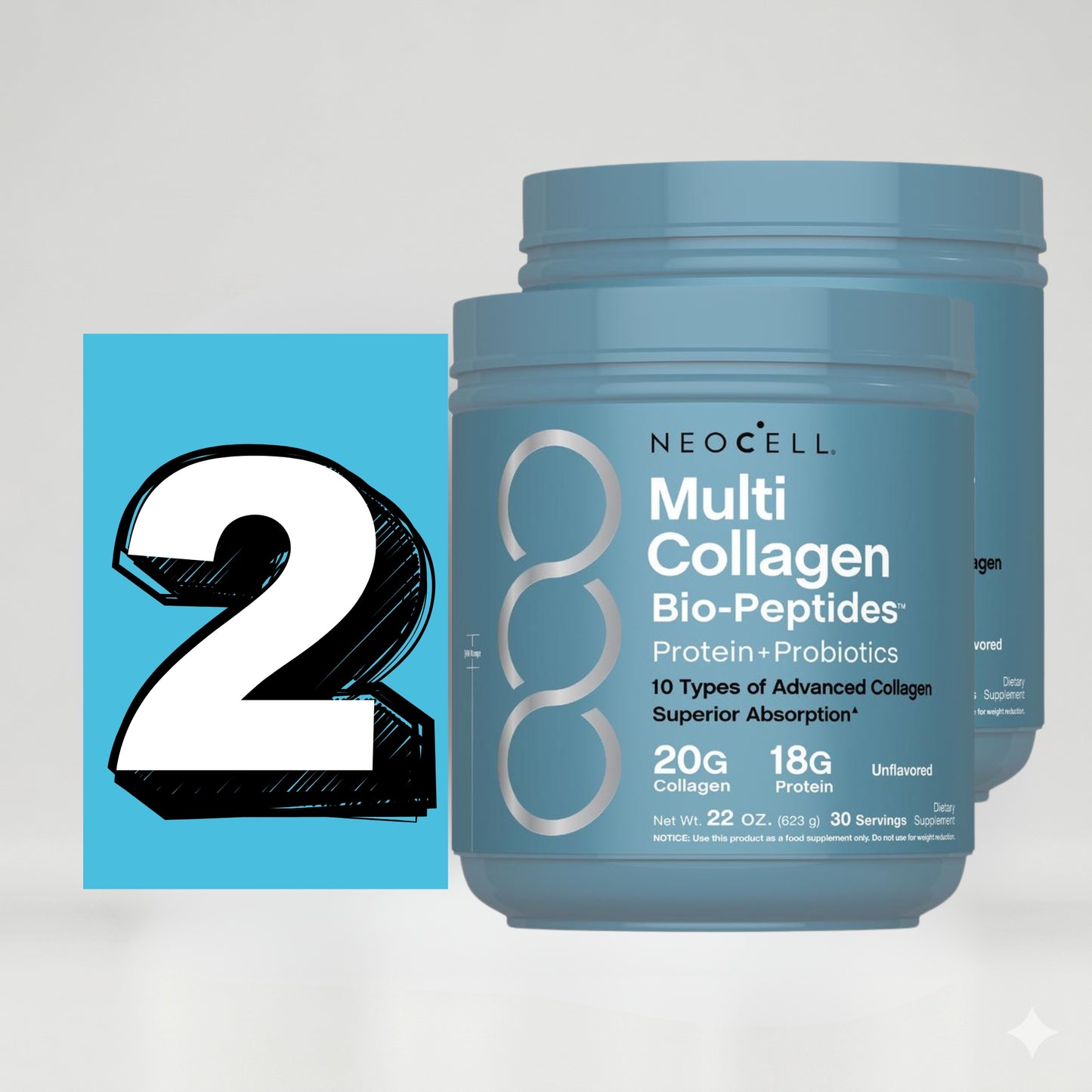 NeoCell Multi-Colageno Peptides | Piel Firme, Cabello Fuerte y Articulaciones