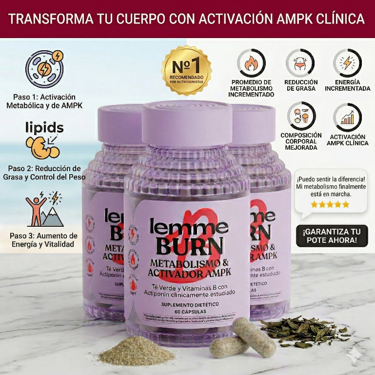 Lemme Burn - Apoyo al Metabolismo y Reducción de Grasa Abdominal