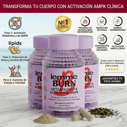 Lemme Burn - Apoyo al Metabolismo y Reducción de Grasa Abdominal
