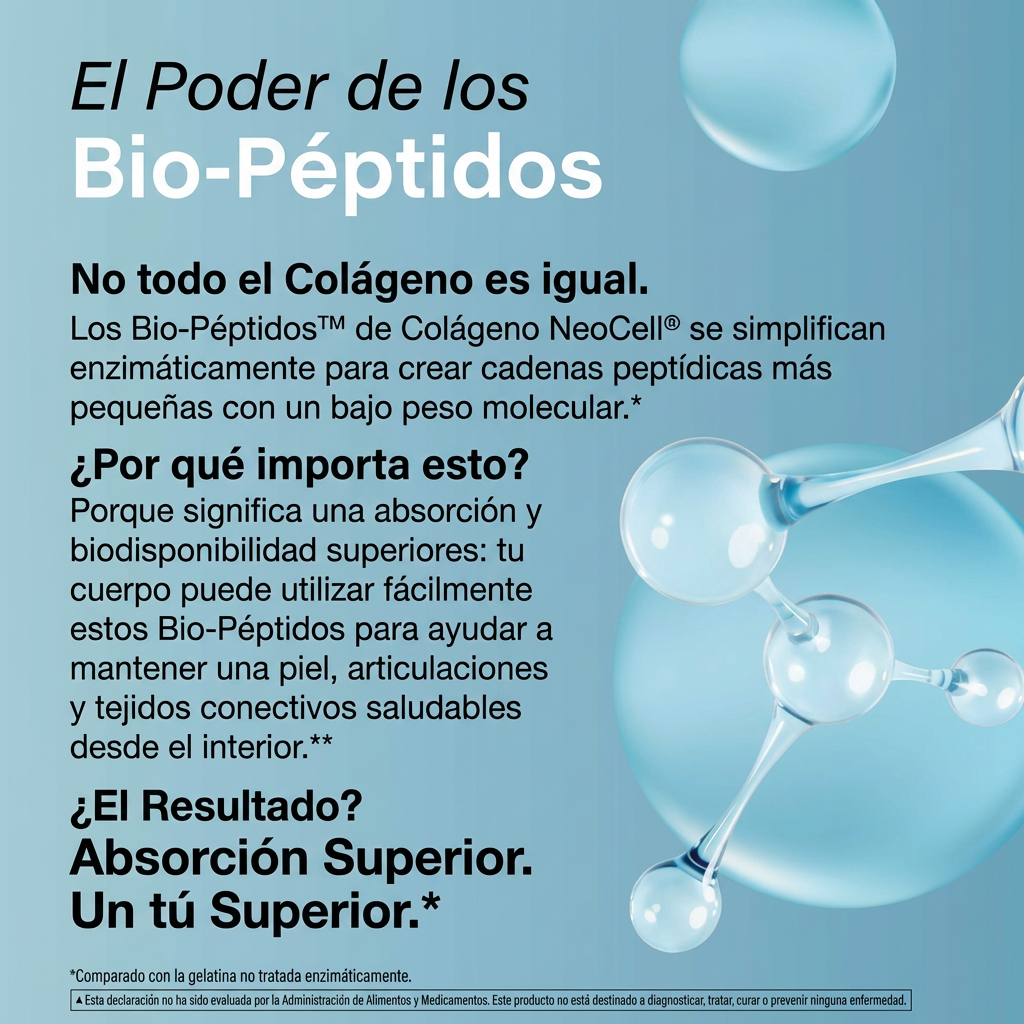 NeoCell Multi-Colageno Peptides | Piel Firme, Cabello Fuerte y Articulaciones
