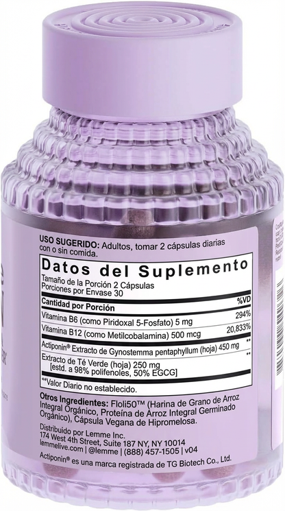 Lemme Burn - Apoyo al Metabolismo y Reducción de Grasa Abdominal