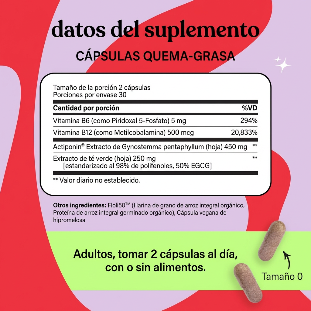 Lemme Burn - Apoyo al Metabolismo y Reducción de Grasa Abdominal